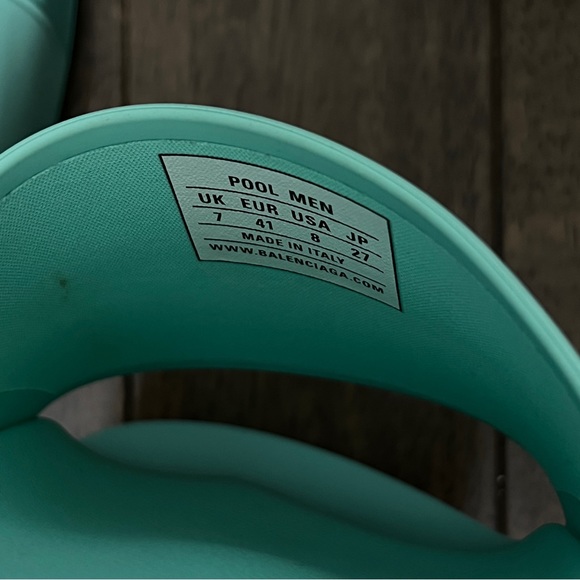 Balenciaga Rubber Pool Slides sz 41 - Picture 8 of 11